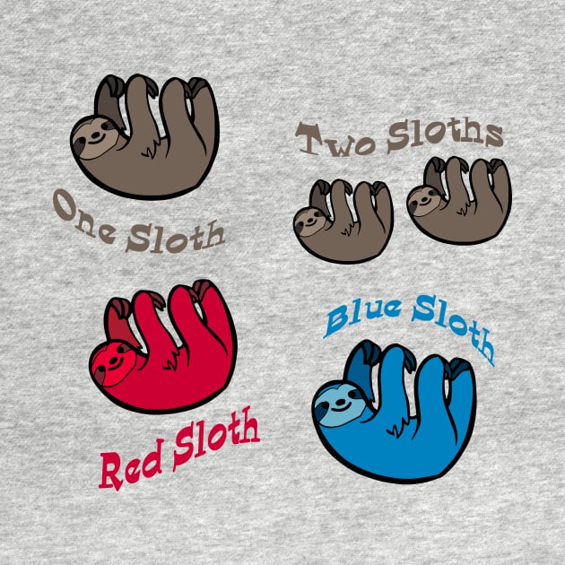 One Sloth, Two Sloths by candhdesigns